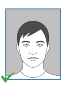 Zelfportret van een getekend persoon.